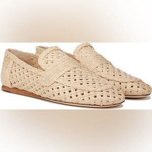 VINCE Raffia loafer Slip-On size 41 Natural